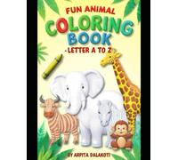 Fun Animal Coloring Book from letter A to Z