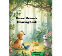 Fun Animals & Nature Coloring Book for Kids Ages 3-10: 20 Adorable Designs of Animals, Birds, and Trees for Early Learning and Creativit