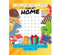 Fun at Home Word Search for Kids ages 4-8: 50+ Find and Circle Word Search Puzzles | Educational Workbook for Kindergarten & Early Elementary | Vocabulary Builder