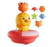 Fun Bath Toys, Spray Water Bath, Battery Operated Portable Toy Durable Splash Effects Shower Play Pool Accessory, Electric Beach Game for Beach, Indoor, Fun, Home