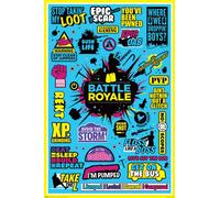 Fun - Battle Royale - Proverbes - Poster Affiche Impression - Taille 61x91,5 cm