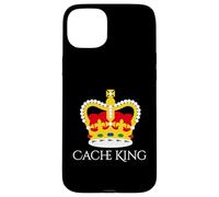 Fun Cache King Geocache Geocaching Coque pour iPhone 15 Plus