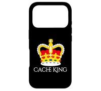 Fun Cache King Geocache Geocaching Coque pour iPhone 17 Pro