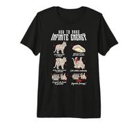 Fun Cat Infinite Energy Loop Sarcasme Science Hypothèse Chats T-Shirt Haut de Gamme