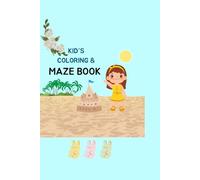 Fun Coloring and Maze Book for Kids (Ages 1-12): A Creative Activity Book with Cute Mazes, Coloring Pages & Brain Games for Boys and Girls