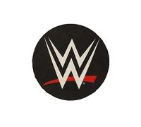 FUN Costumes World Wrestling Entertainment Logo Rug Indoor Decoration, WWE Mat Round Circle Accessory Display Standard