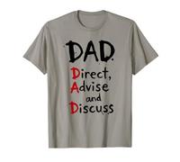 Fun Dad Definition Guide des pères Direct Conseiller Discuter T-Shirt