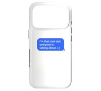 Fun Dad Text Message Dad Everybody is Talking About Coque pour iPhone 17 Pro