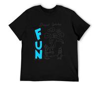 Fun Daniel Johnston Life in Vain T - Shirt White - Grey for Men - Hip - Hop Tee Shirt White
