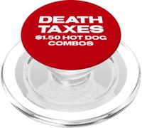 Fun Death, Taxes, $1.50 Hot Dog Combos Box Store Food PopSockets PopGrip pour MagSafe