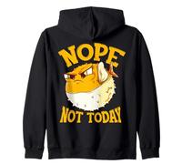 Fun Design for Buffer Fish Nope, Not Today Sweat à Capuche