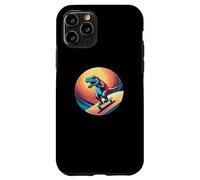 Fun Dinosaur Skateboarder Skater Design Coque pour iPhone 11 Pro
