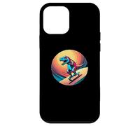 Fun Dinosaur Skateboarder Skater Design Coque pour iPhone 12 Mini