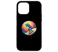 Fun Dinosaur Skateboarder Skater Design Coque pour iPhone 12 Pro Max