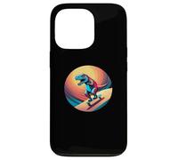 Fun Dinosaur Skateboarder Skater Design Coque pour iPhone 13 Pro