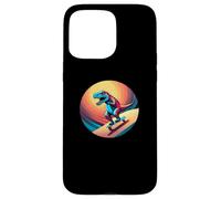 Fun Dinosaur Skateboarder Skater Design Coque pour iPhone 15 Pro Max