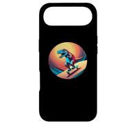 Fun Dinosaur Skateboarder Skater Design Coque pour iPhone Air