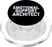 Fun Emotional Support Architect Job Occupation Therapy Joke PopSockets PopGrip pour MagSafe