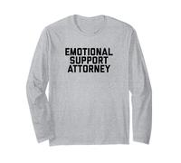Fun Emotional Support Attorney Lawyer Joke Manche Longue