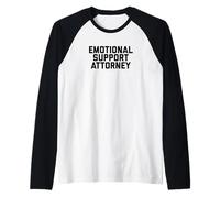 Fun Emotional Support Attorney Lawyer Joke Manche Raglan