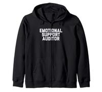 Fun Emotional Support Auditor Internal Control Therapy Joke Sweat à Capuche