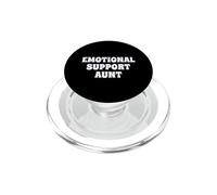 Fun Emotional Support Aunt Therapy Joke PopSockets PopGrip pour MagSafe