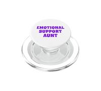 Fun Emotional Support Aunt Therapy Joke PopSockets PopGrip pour MagSafe