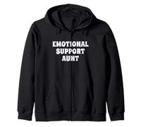 Fun Emotional Support Aunt Therapy Joke Sweat à Capuche