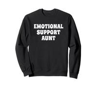 Fun Emotional Support Aunt Therapy Joke Sweatshirt
