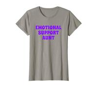 Fun Emotional Support Aunt Therapy Joke T-Shirt