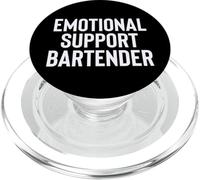 Fun Emotional Support Bartender Therapy Joke PopSockets PopGrip pour MagSafe