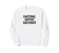 Fun Emotional Support Bartender Therapy Joke Sweatshirt