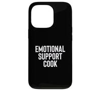 Fun Emotional Support Cook Therapy Joke Coque pour iPhone 13 Pro