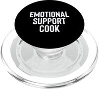 Fun Emotional Support Cook Therapy Joke PopSockets PopGrip pour MagSafe