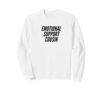 Fun Emotional Support Cousin Therapy Joke Sweatshirt