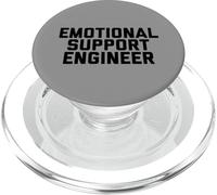 Fun Emotional Support Engineer Job Occupation Therapy Joke PopSockets PopGrip pour MagSafe