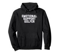 Fun Emotional Support Golfer Golf Therapy Joke Sweat à Capuche