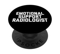 Fun Emotional Support Radiologist Doctor Physician Joke PopSockets PopGrip Adhésif