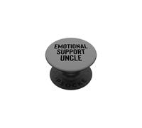 Fun Emotional Support Uncle Therapy Joke PopSockets PopGrip Adhésif