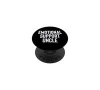 Fun Emotional Support Uncle Therapy Joke PopSockets PopGrip Adhésif