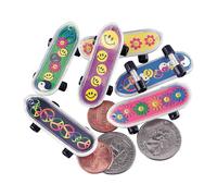 Fun Express Mini 60S Retro Skateboards - Toy Skateboards color Party Favors Gifts Prises de l'cole vnements Play Time Fun - Classic 1960S Des