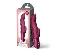 Fun Factory Darling Devil | double vibromasseur rabbit pour femmes | stimulation du point G et stimulation clitoridienne | 10 programmes | Étanchéité IPX7 | silicone