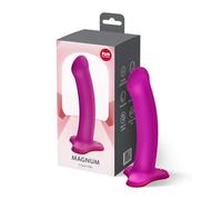 Fun Factory Magnum | noir | Gode XXL en silicone | Gode à ventouse | anal et vaginal | Stimulation point G | Anal & vaginalement | Compatible avec un strap-on | Érotique | Sex toys
