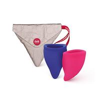 FUN FACTORY Menstrual Cup Fun Cup Explore Kit Pink and Ultramarine