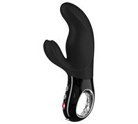 Fun Factory MISS BI - BLACK LINE - Vibromasseur Rabbit Pour Femme Clitoridien et Point G Noir Silicone