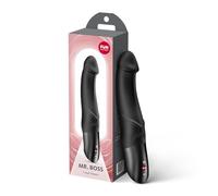 Fun Factory Mr. Boss 21 cm | vibromasseur pour le point G à la forme réaliste | 12 programmes de vibration | Étanchéité IPX7 | fonctionne sur batterie | jouet sexuel étanche pour femmes