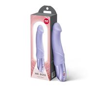 Fun Factory Mr. Boss 21 cm | vibromasseur pour le point G à la forme réaliste | 12 programmes de vibration | Étanchéité IPX7 | fonctionne sur batterie | jouet sexuel étanche pour femmes