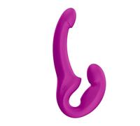 Fun Factory Share Lite Double Dildo | Pegging sans harnais | Double stimulation vaginale et anale | 100% étanche | Jouet sexuel ergonomique pour couples
