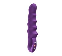 Fun Factory Stronic Surf | pulsateur | vibromasseur pour le point G avec mouvements de poussée | manche en silicone nervurée | 10 programmes de poussée | plaisir mains libres