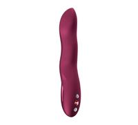 Fun Factory Stronic Wave | Pulsateur | manche en silicone ondulé | 10 programmes de poussée | Plaisir mains libres | Étanche et USB | Sextoys femme